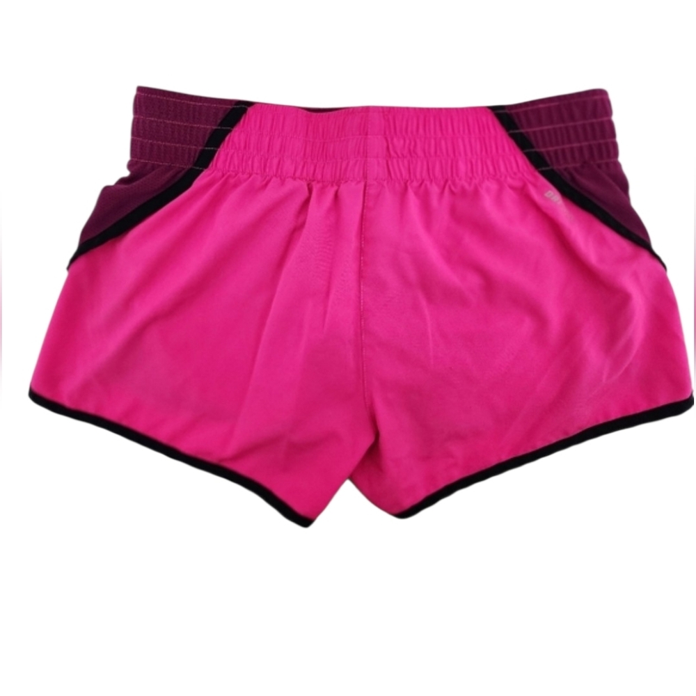 Nike Dri-fit Pink Running Shorts Women's Medium Pink Activewear Lined Shorts - Picture 7 of 7